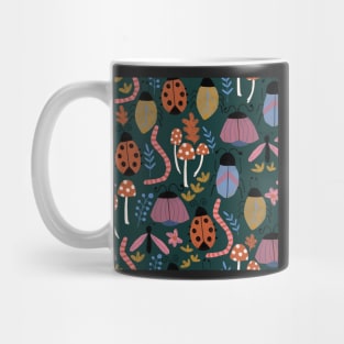 Woodland bugs creepy crawlies kids garden Mug